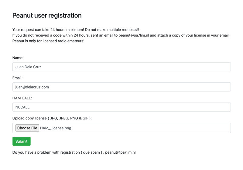 peanut-code-application